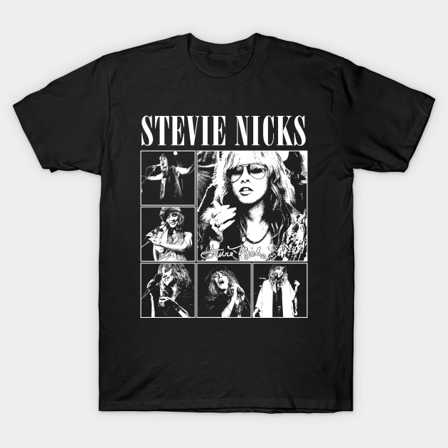 Stevie Nicks Vintage Rock Music T-Shirt by Evergreen Daily